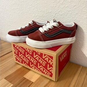 Vans Old Skool Elastic Lace Slip-on Sneakers Toddler Size 5.5